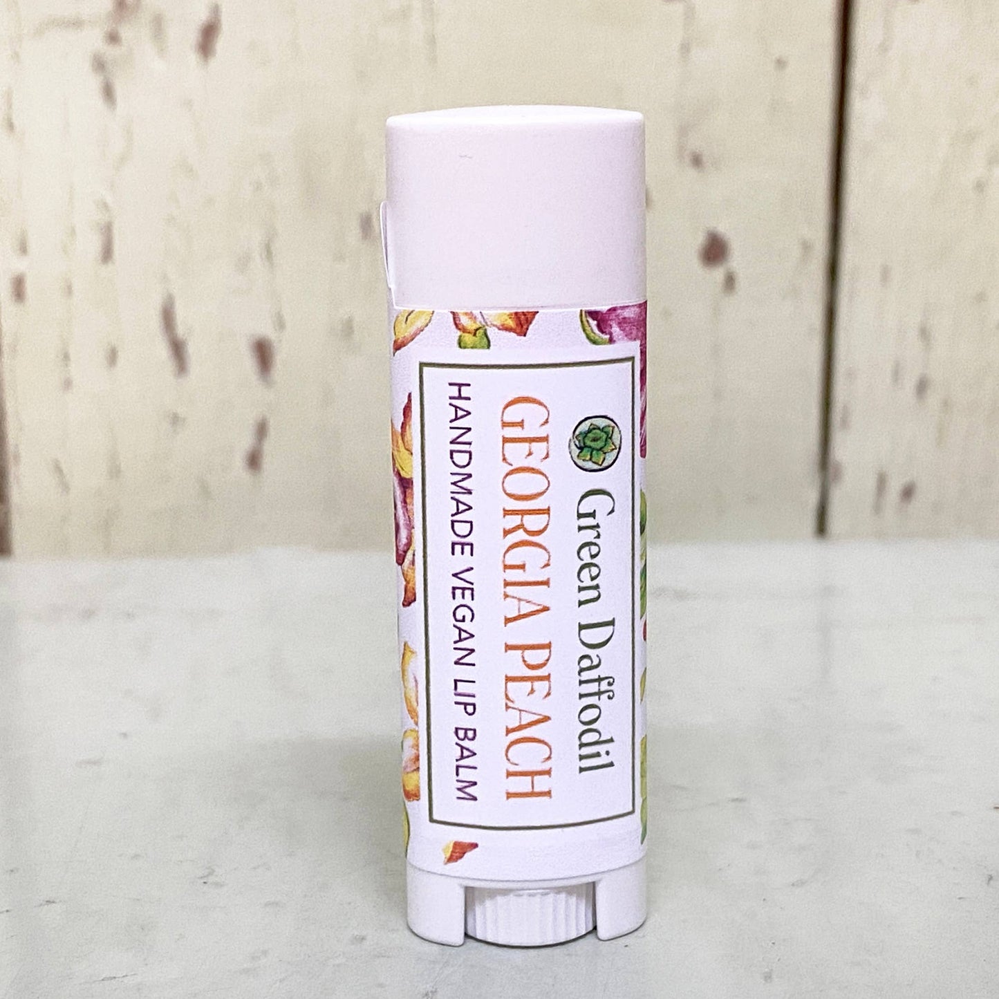 Georgia Peach Lip Balm - Fruity Flavor - Vegan