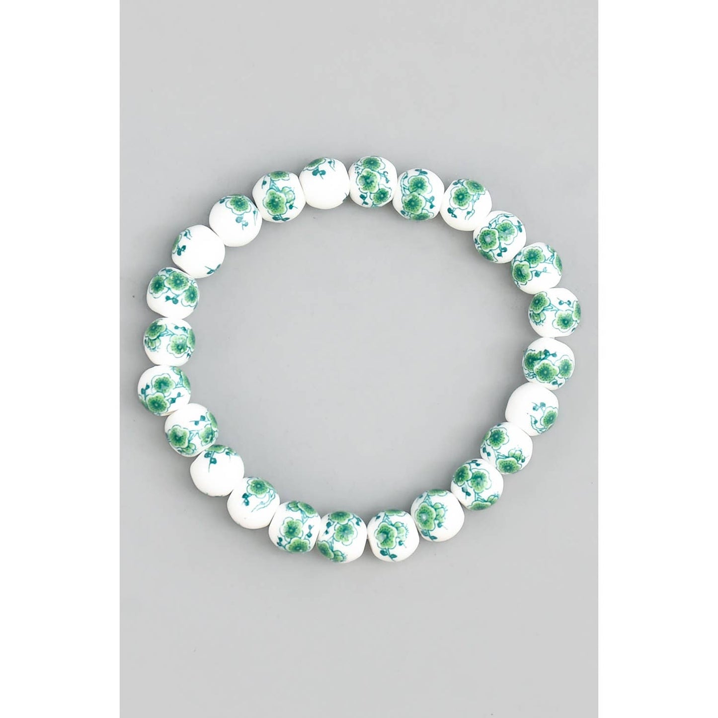PORCELAIN BALL STRETCH BRACELET