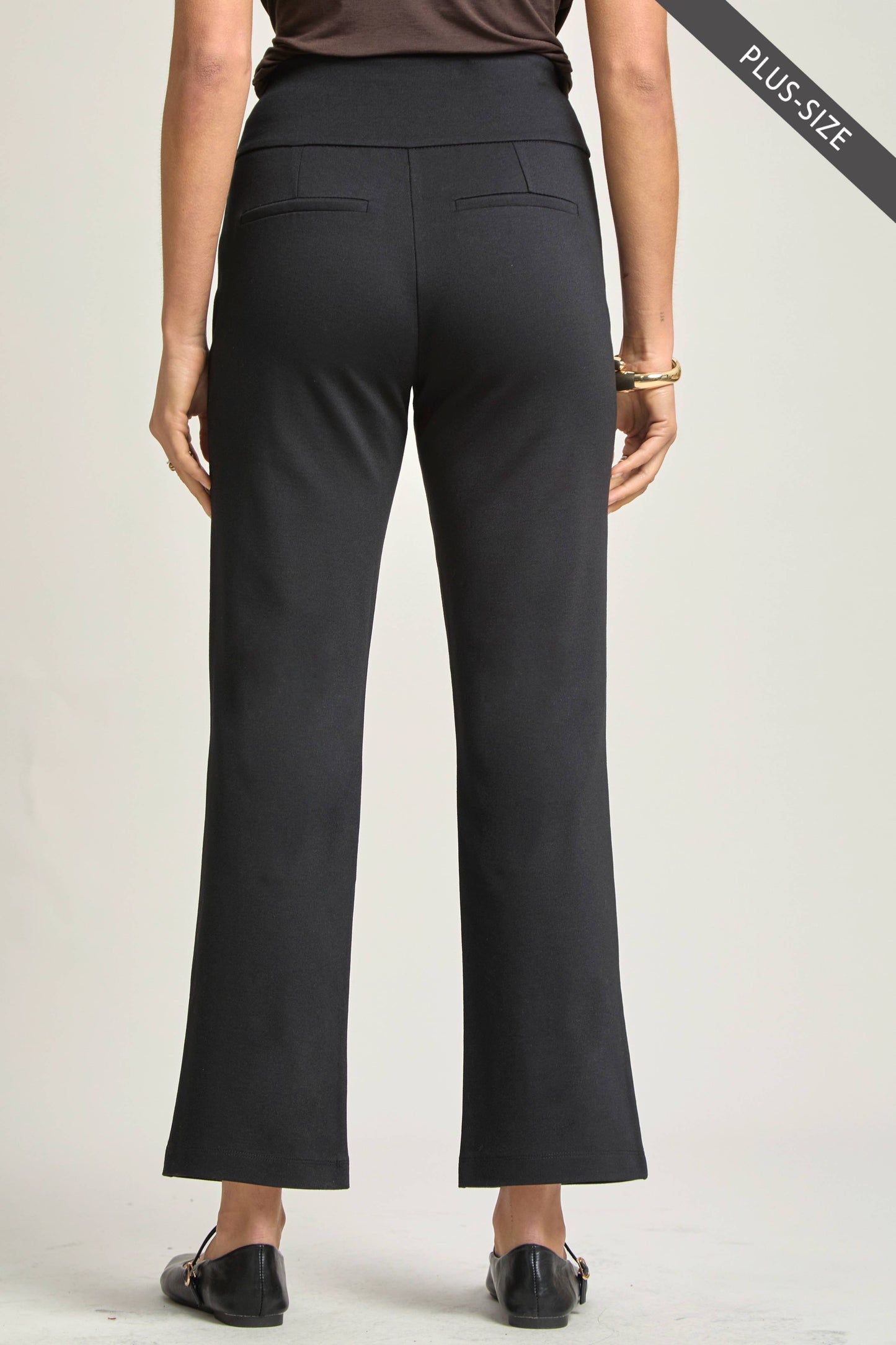 PLUS SIZE Magic High Slim Straight Pants MDS-STRAIGHTP