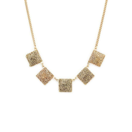 Square Metallic Necklace