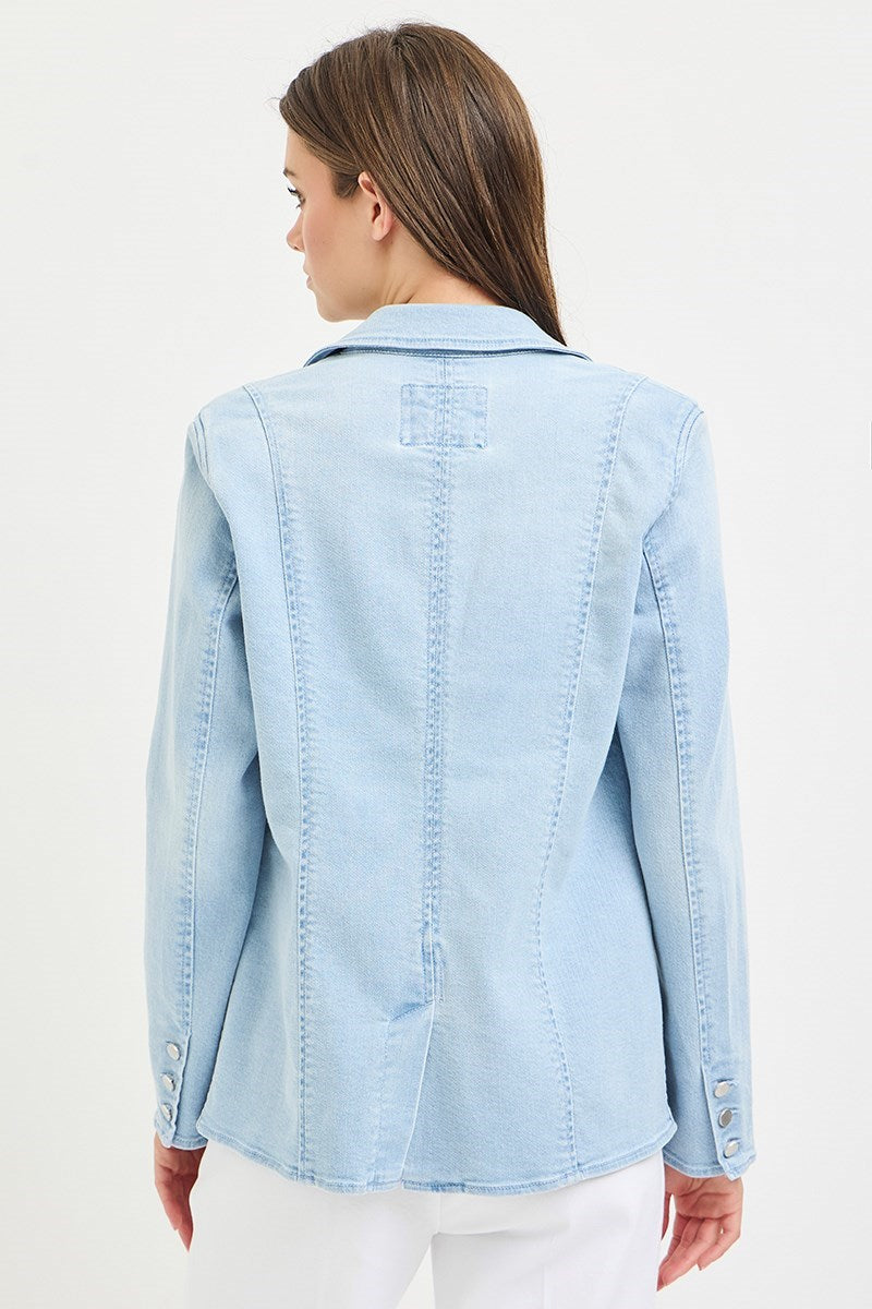 Risen Jeans Light Denim Blazer