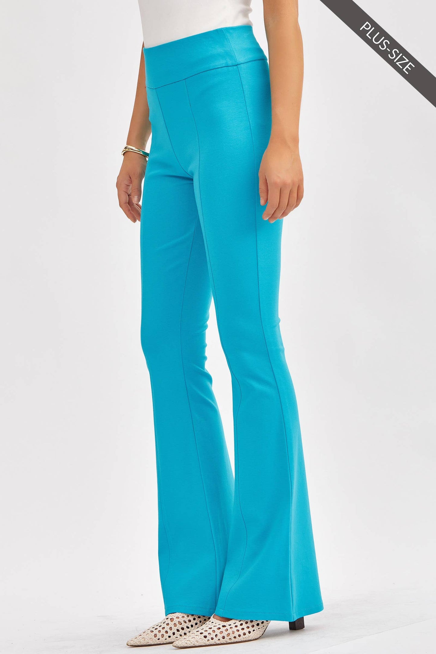 PLUS SIZE Magic High Waisted Kick Flare Pants