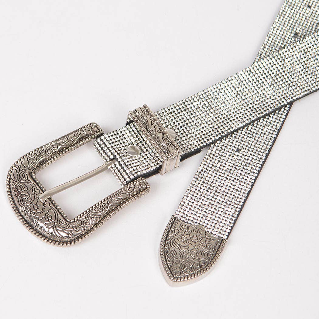Rhinestone Multi Metal Plus Size Belt