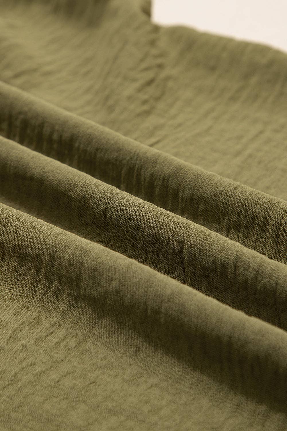 Plus Size Textured Short Sleeve V-Neck Shirt