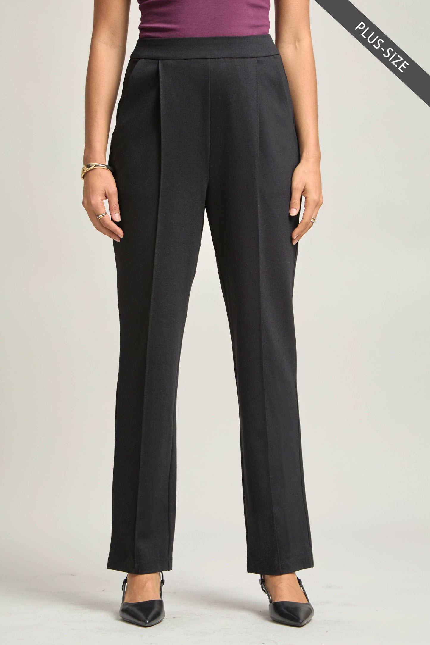 PLUS SIZE Magic High-Rise Barrel Pants