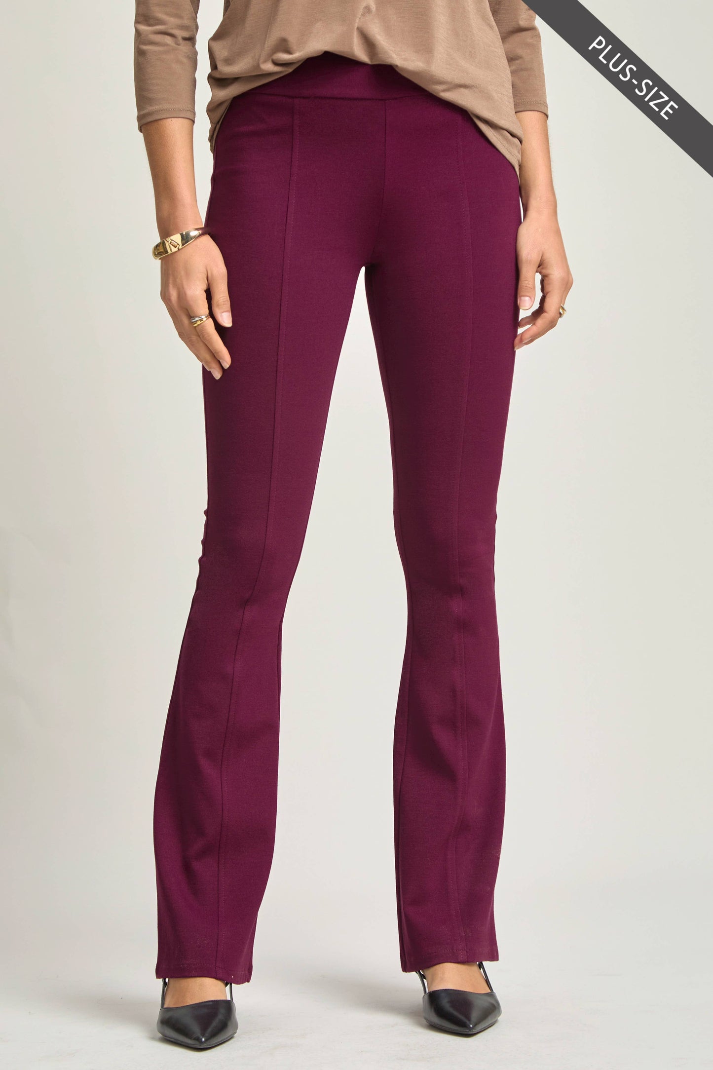 PLUS SIZE Magic High Waisted Kick Flare Pants