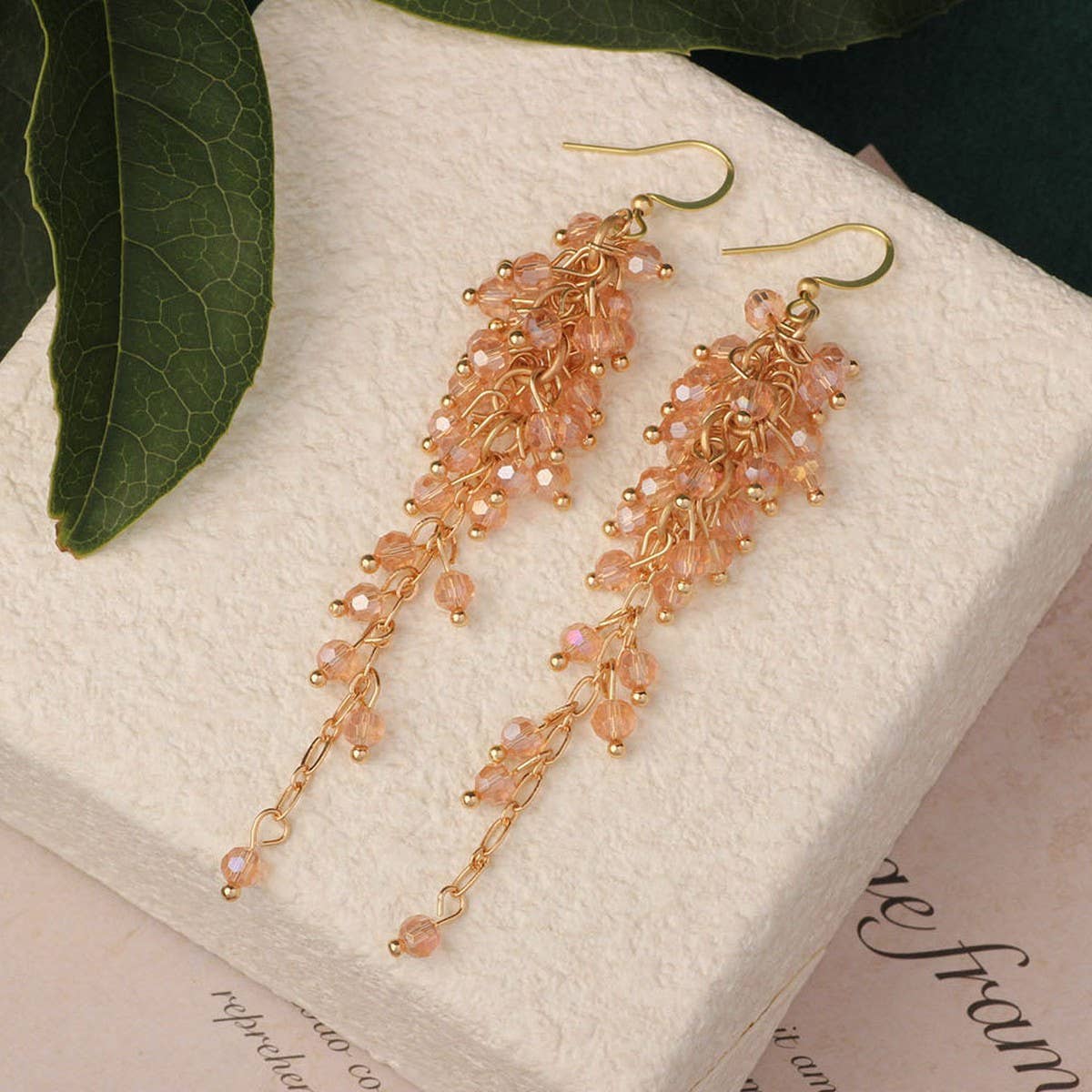 HIGH-GRADE NATURAL STONE WOVEN COLORFUL EARRINGS_CWAJE3983