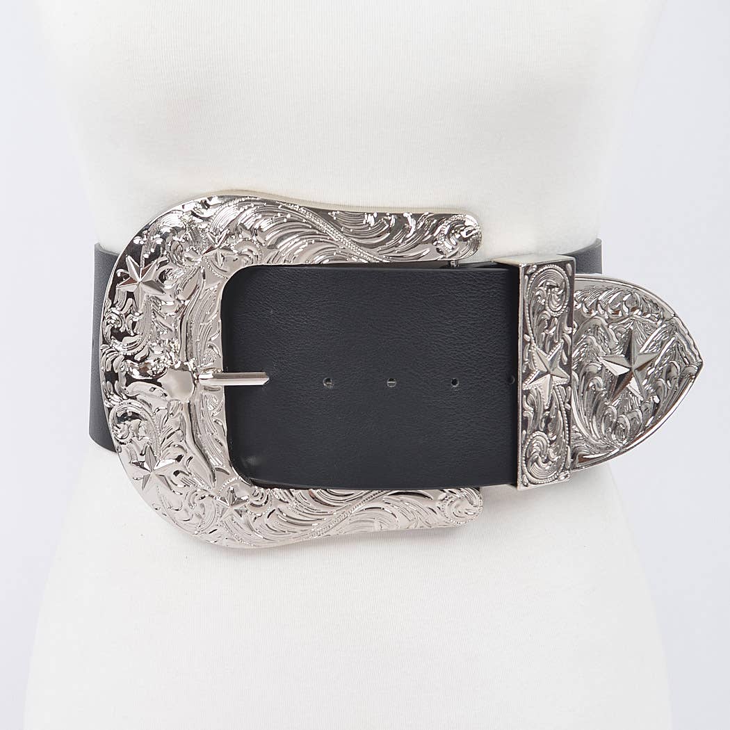 Oversized Buckle Plus Size Belt