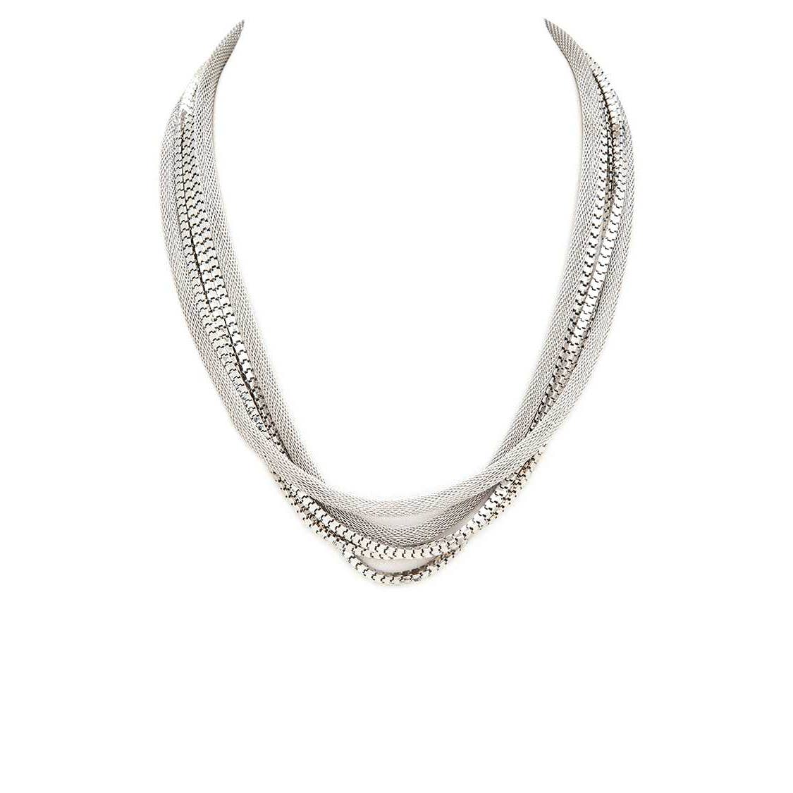 Mix Chain Layer Collar Necklace