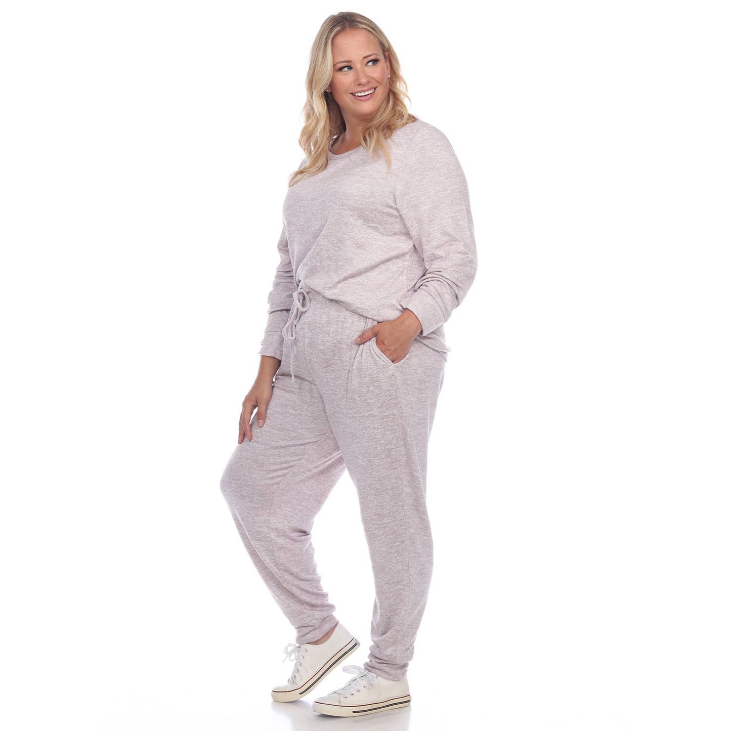Plus Size 2 Piece Lounge Set