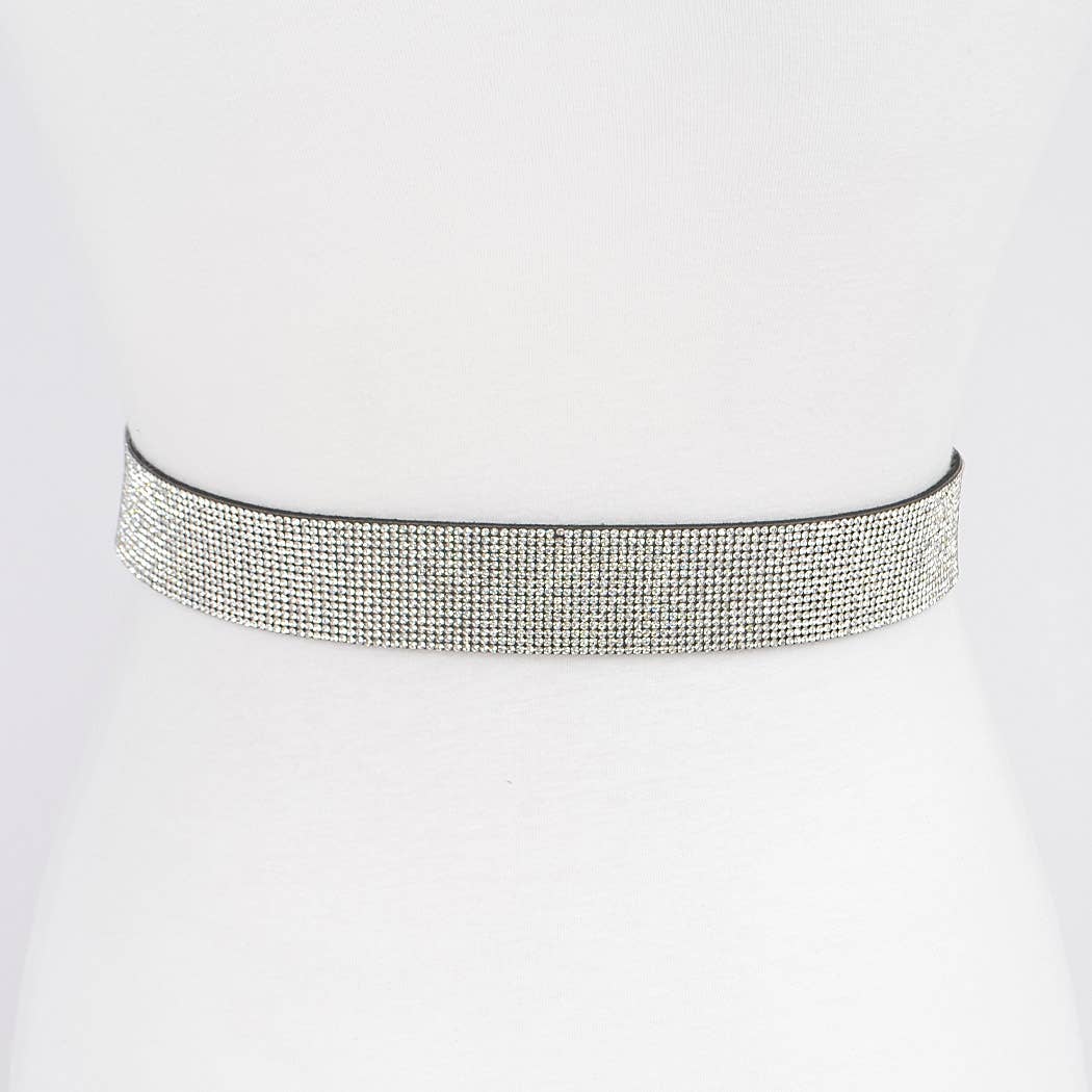 Rhinestone Multi Metal Plus Size Belt