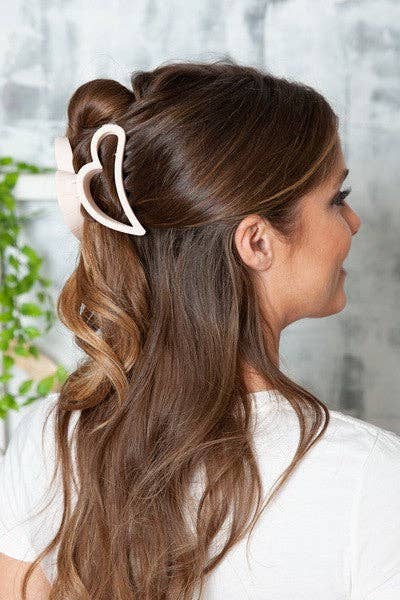 HEART HAIR CLAW CLIPS | 40H523