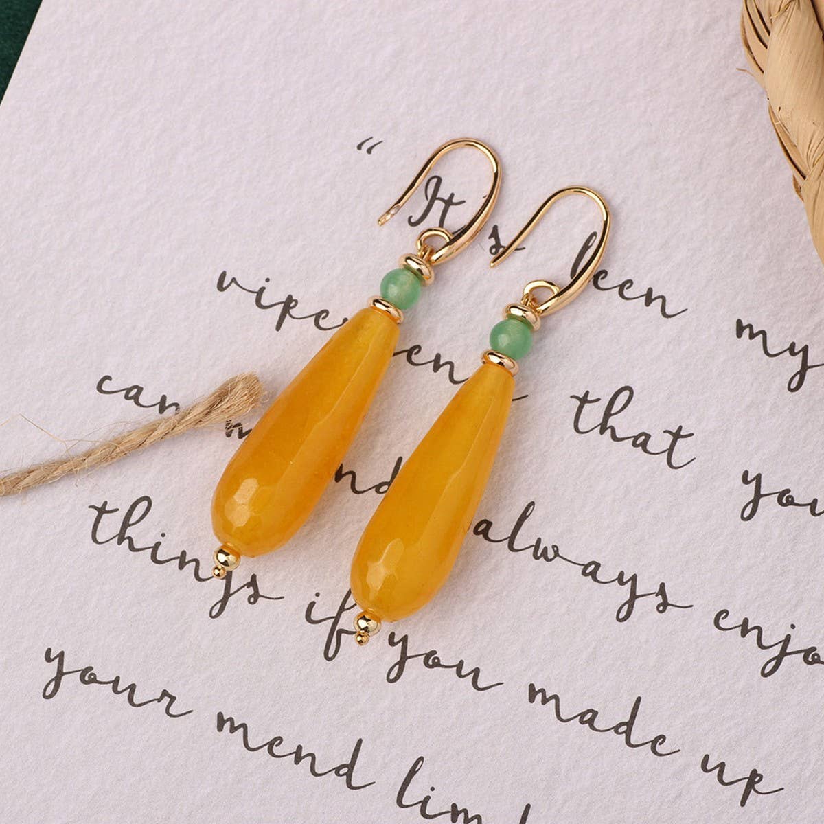 HIGH-GRADE NATURAL STONE WOVEN COLORFUL EARRINGS_CWAJE3983