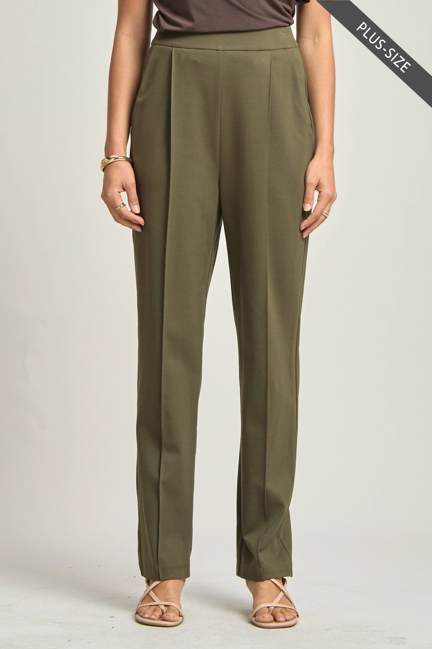 PLUS SIZE Magic High-Rise Barrel Pants
