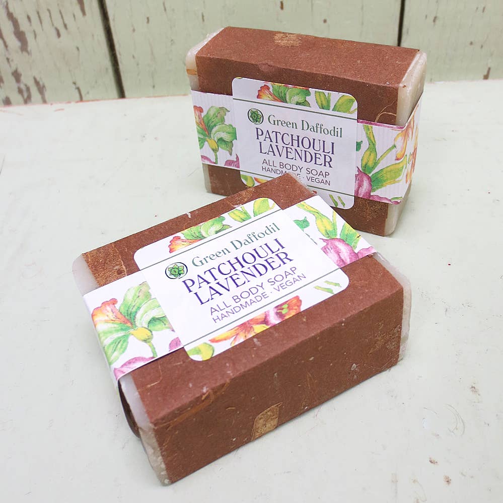 Patchouli Lavender Natural Handmade Bar Soap