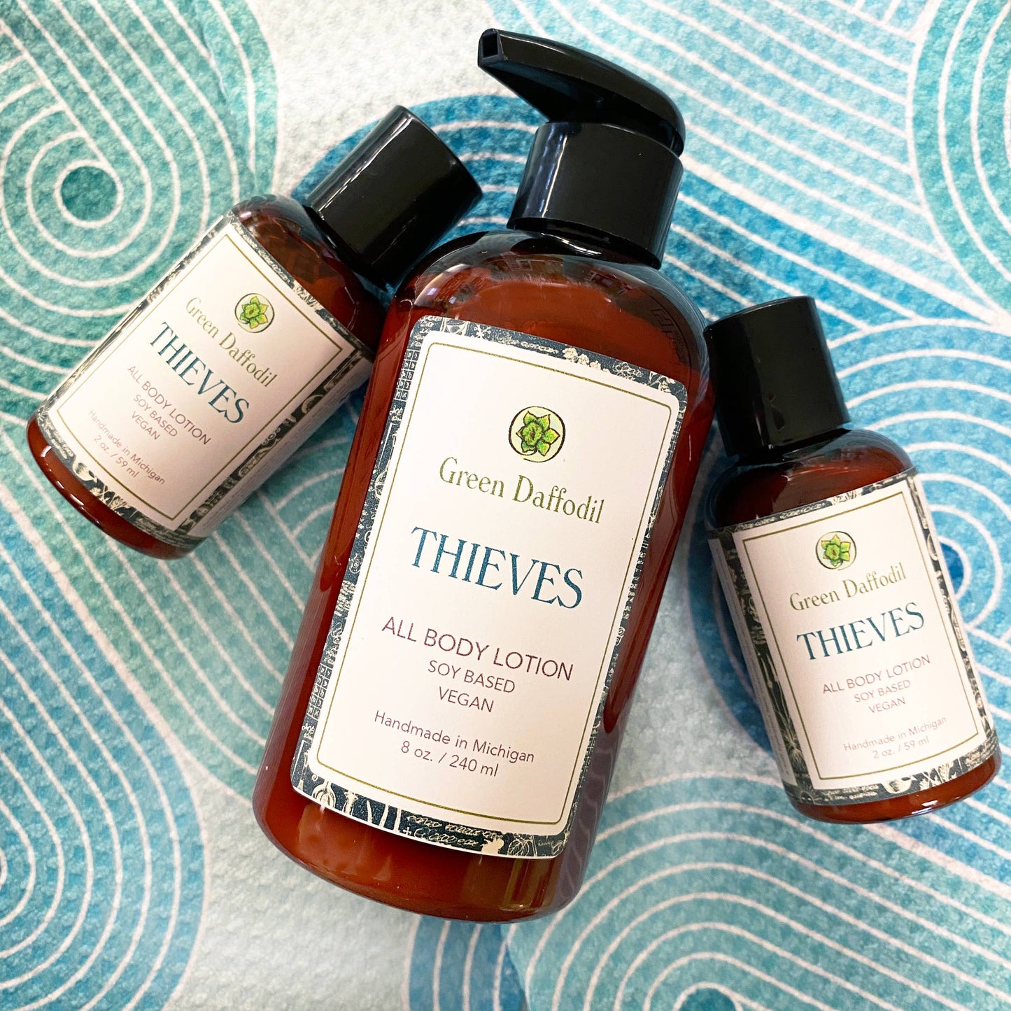 Thieves Mini Soy Lotion Bottle - Essential Oil Blend