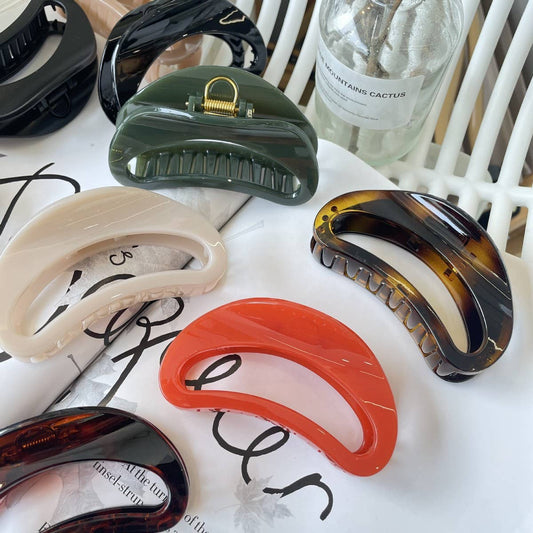 Thick Hair Claw - Elegant INS Style Shark Clip_CWAHA2163