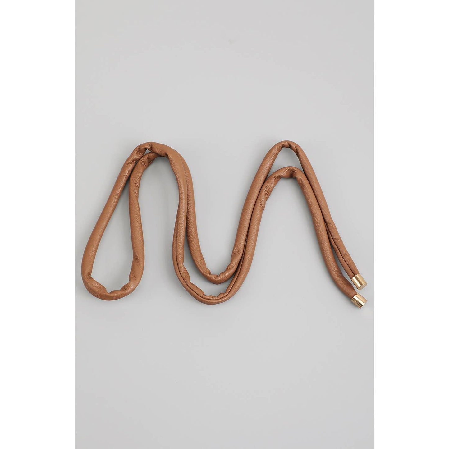 FAUX LEATHER WIRE WRAPPED HAIR ACCESSORY