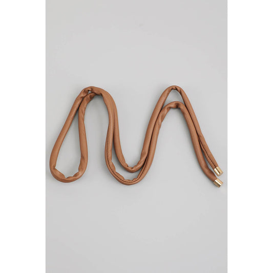 FAUX LEATHER WIRE WRAPPED HAIR ACCESSORY