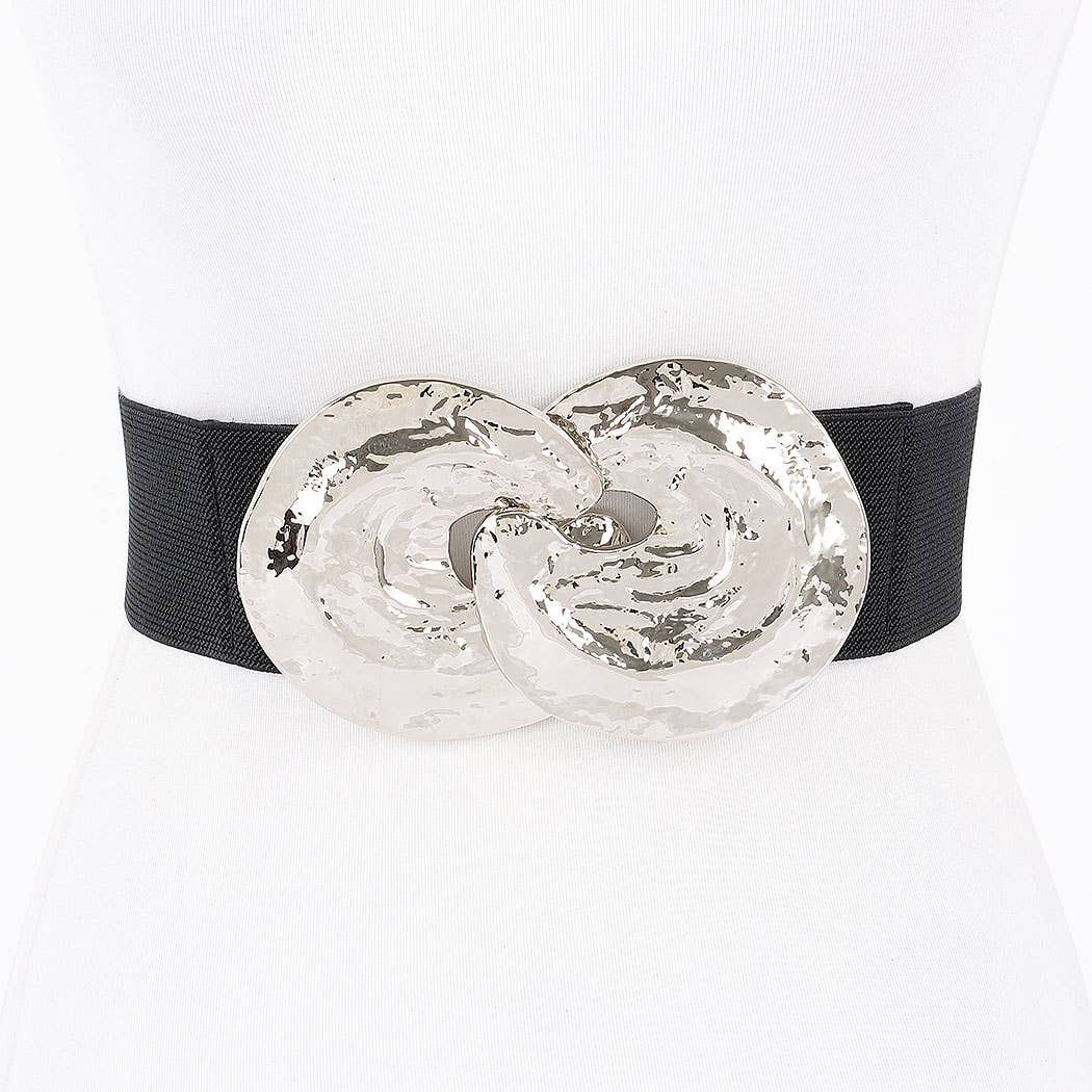 Metal Buckle Stretch Plus Size Belt
