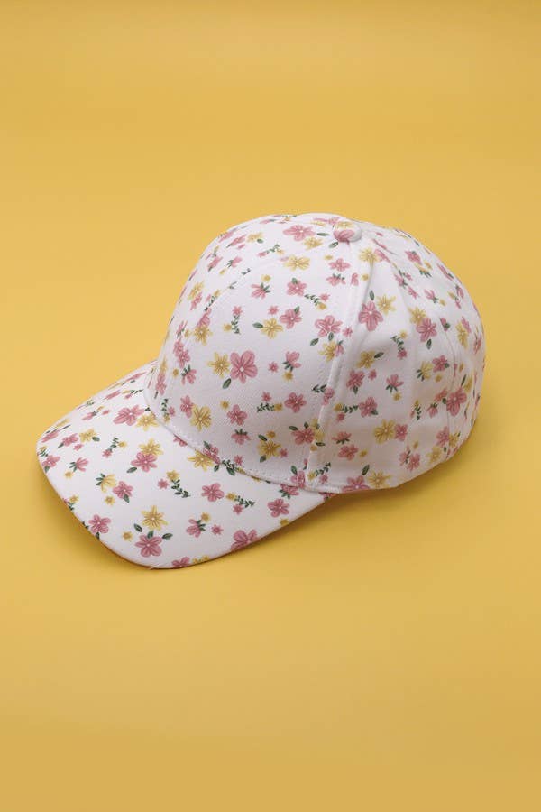 FLORAL CASUAL BASEBALL CAP | 40HW716