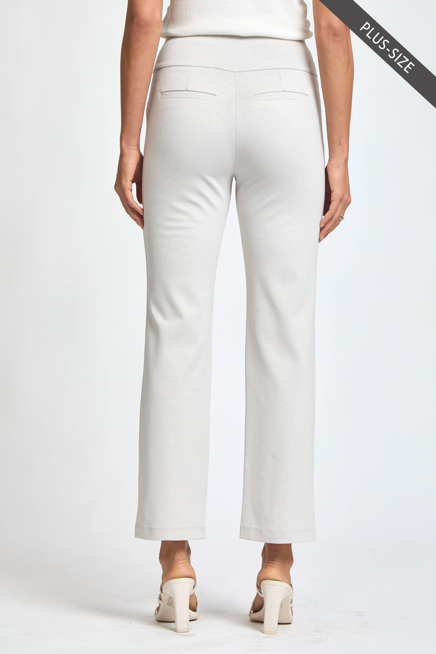 PLUS SIZE Magic High Slim Straight Pants MDS-STRAIGHTP