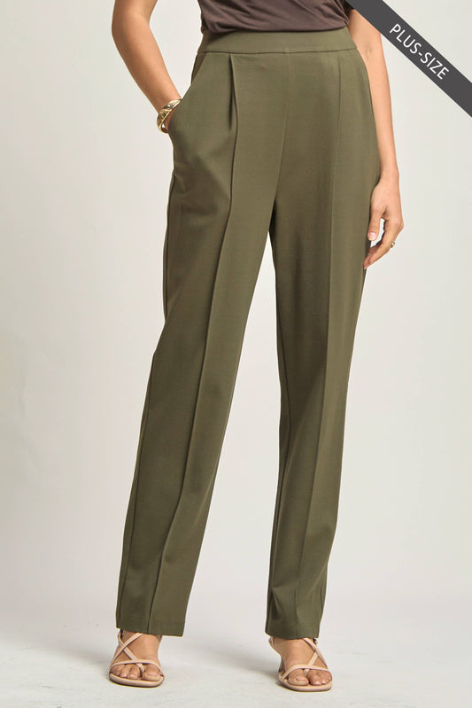 PLUS SIZE Magic High-Rise Barrel Pants