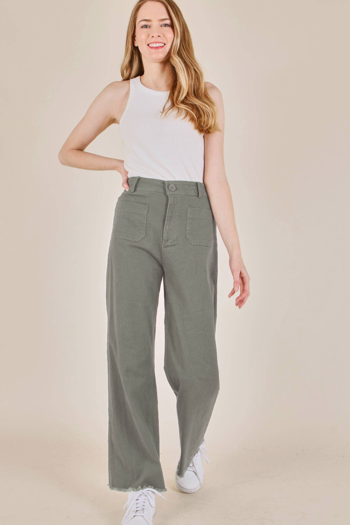 [✨BEST SELLER] 4 pocket stretchy twill pants PLUS