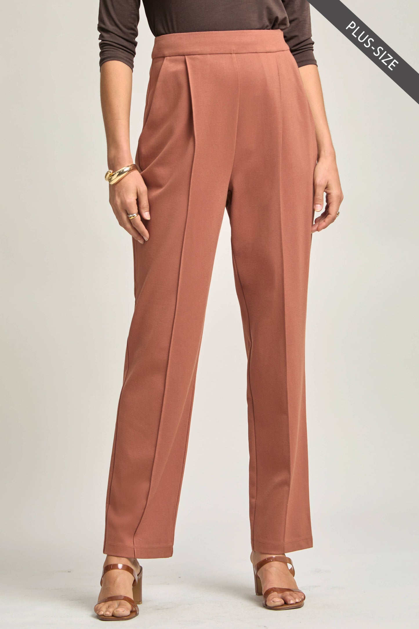 PLUS SIZE Magic High-Rise Barrel Pants