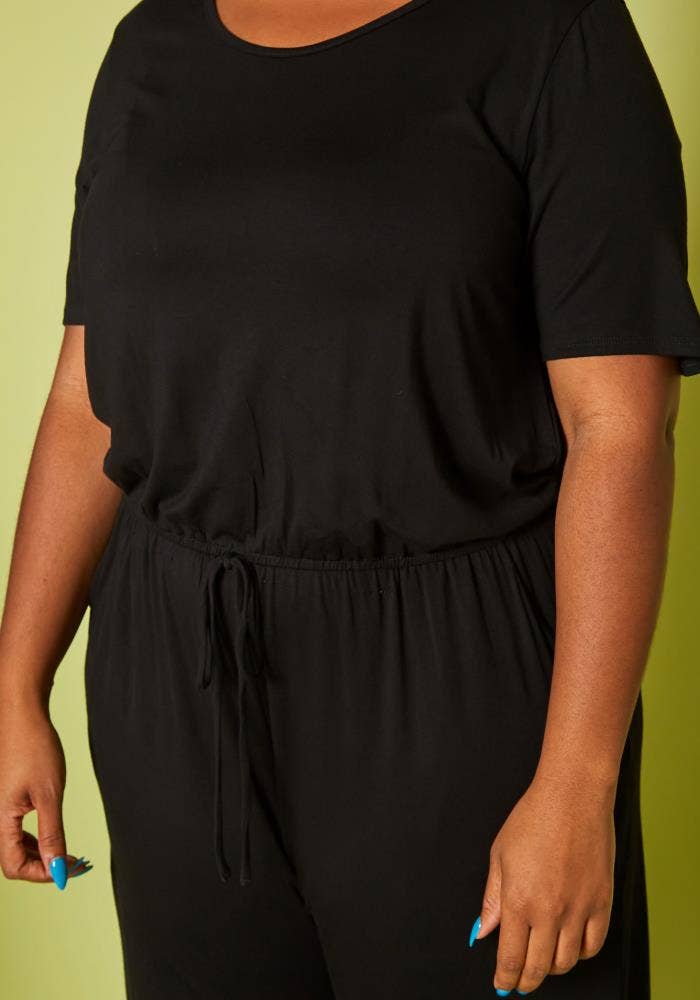 Women's Plus Size Lounge Wide Leg Jumpsuit