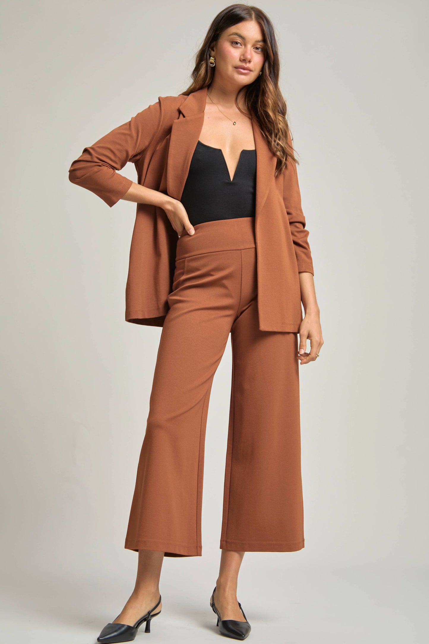 PLUS SIZE Magic 3/4 Sleeve Blazer